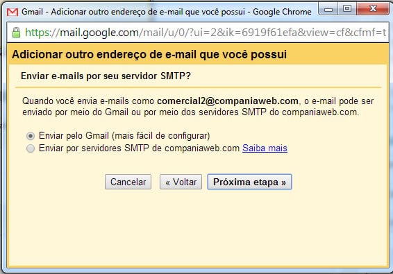 vincular conta gmail2