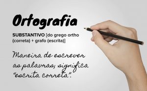 escrita em português
